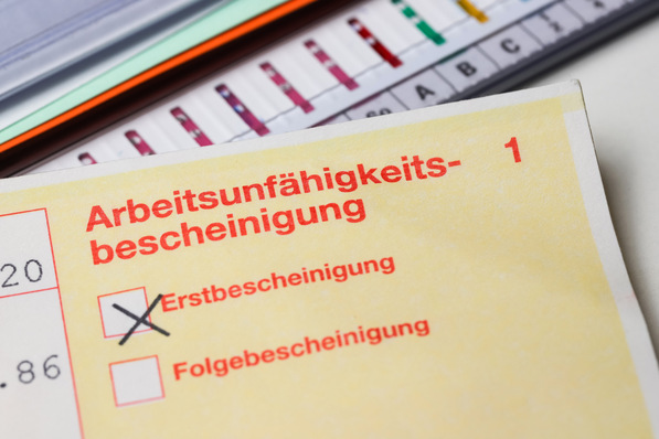 arbeitsunfähigkeitsbescheinigung hintergrund papier